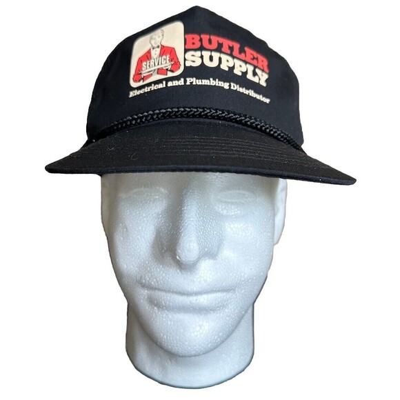 Vintage Butler Supply SnapBack Rope Hat - Picture 1 of 5